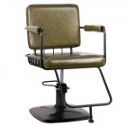 Hairdressing chair GABBIANO KATANIA LOFT Green